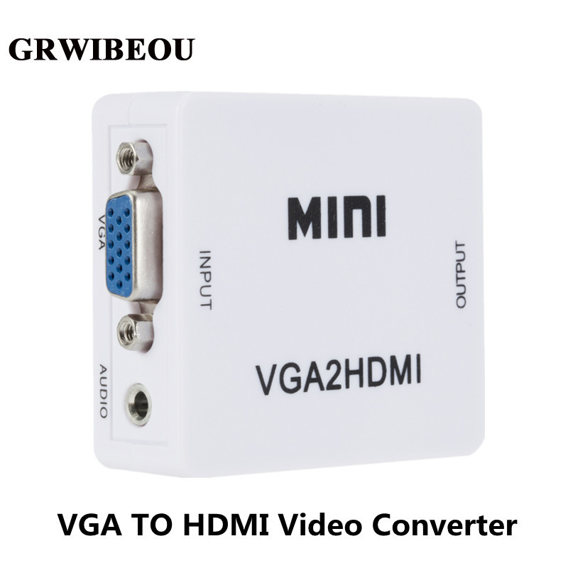 Hdmi Vga Adapter - VGA To HDMI-Compatible Video Adapter Connector