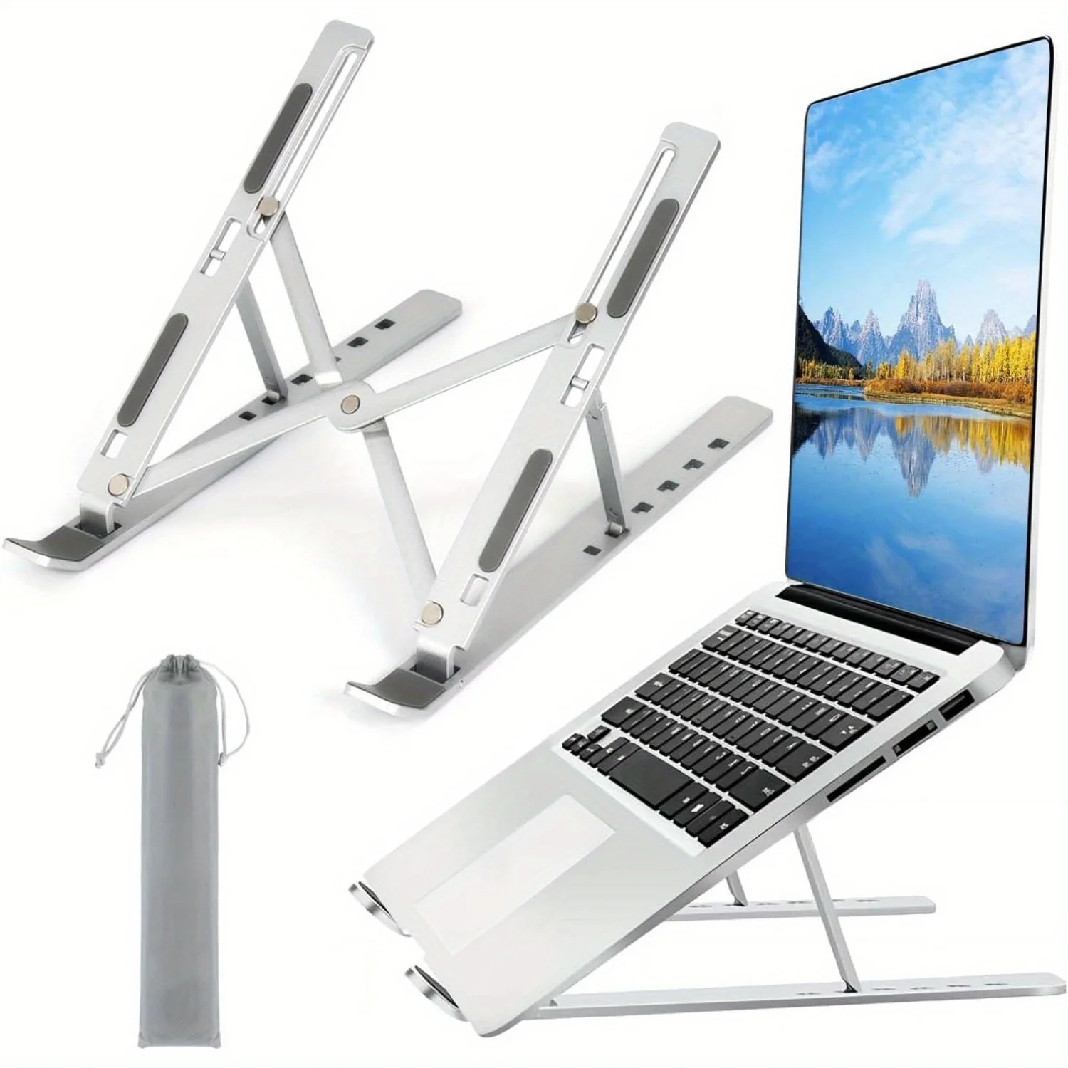 Laptop Accessories Hp - Adjustable Aluminum Laptop Stand - 6-Level