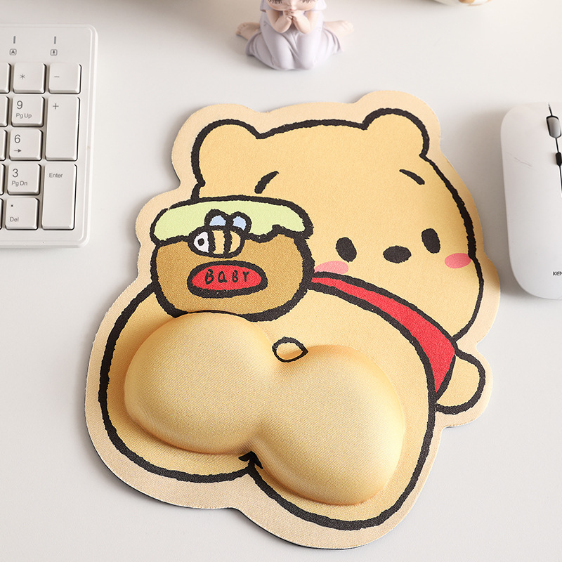 Wrist Rest Gel - W-Winnie The Pooh Bear Mouse Pad