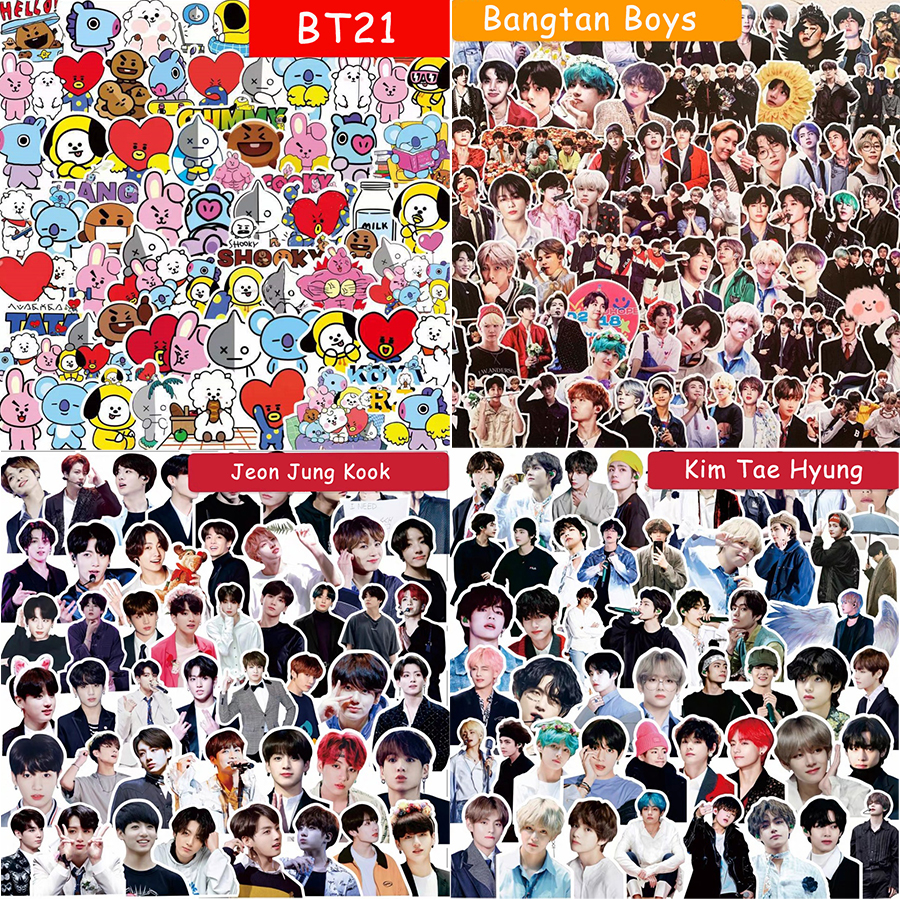 Laptop Accessories Online - BT21 stickers, celebrity peripheral decorations, can