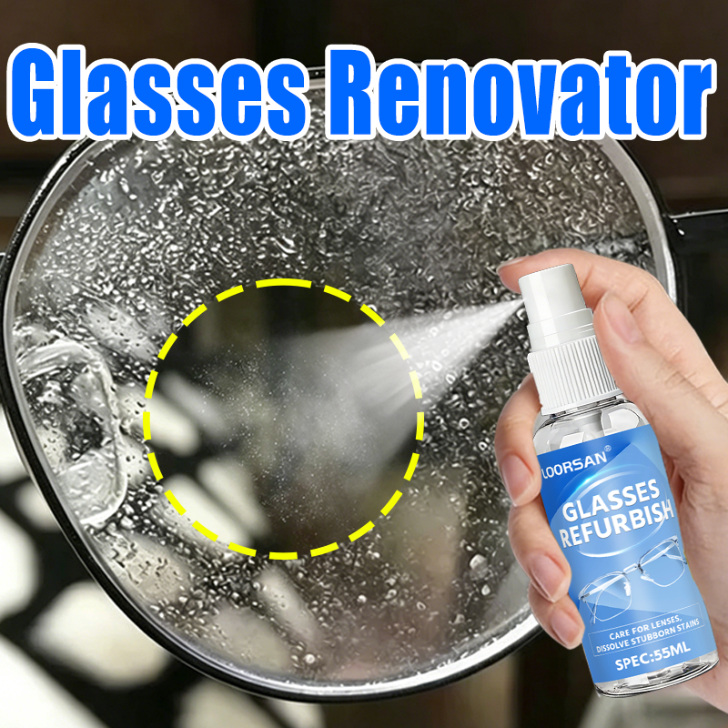 Screen Cleaning Kit - 55ML Glasses Cleaner Spray Anti Fog