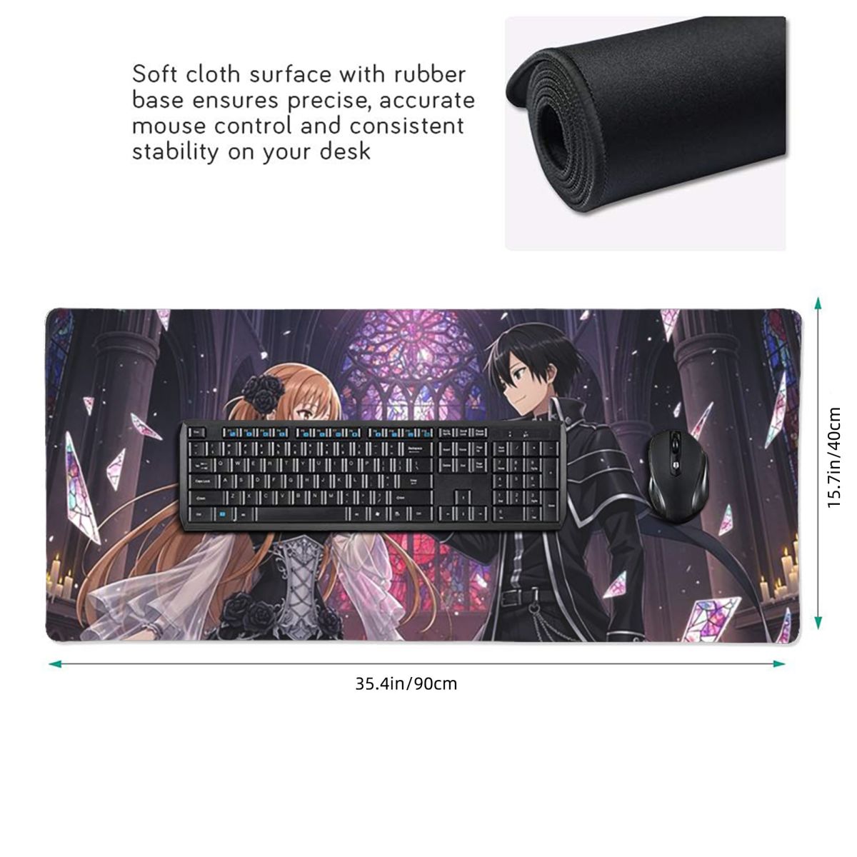 Large Mouse Pad Sword Art Onli - Laptop Accessories Online avaliação e preço