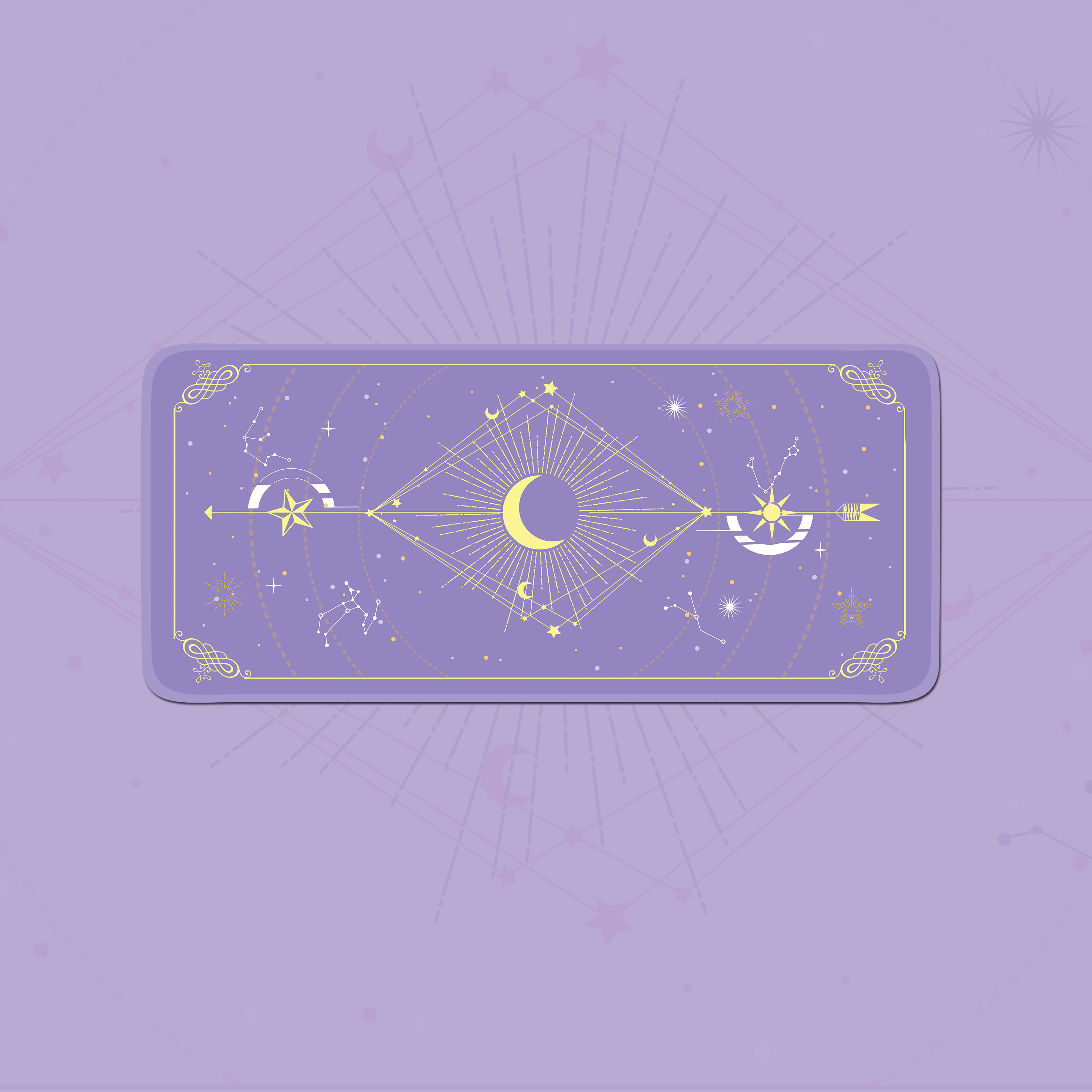 Magic Moon Star Purple  Extra  - Laptop Accessories Mouse avaliação e preço