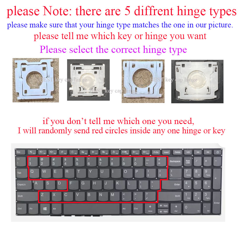Key cap hinges Clip For Lenovo - Laptop Accessories Hp avaliação e preço