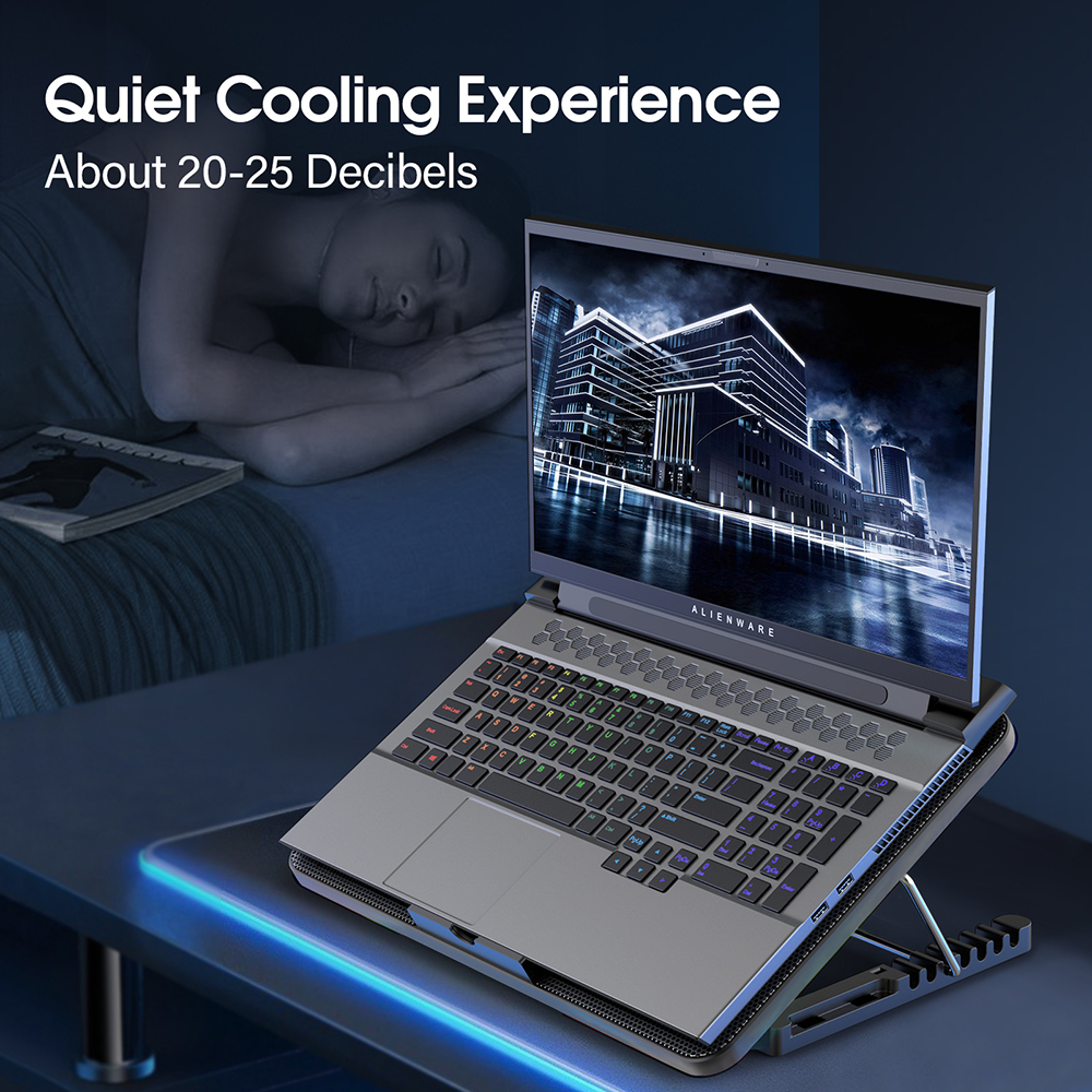 Coolcold 15.6-17.3inch Laptop  - Laptop Accessories Cooling Pad avaliação e preço