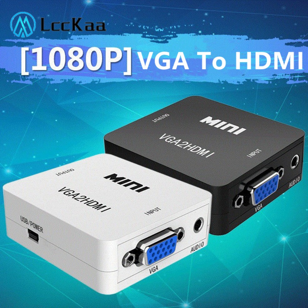 VGA to HDMI Converter Adapter  - Hdmi Vga Adapter avaliação e preço