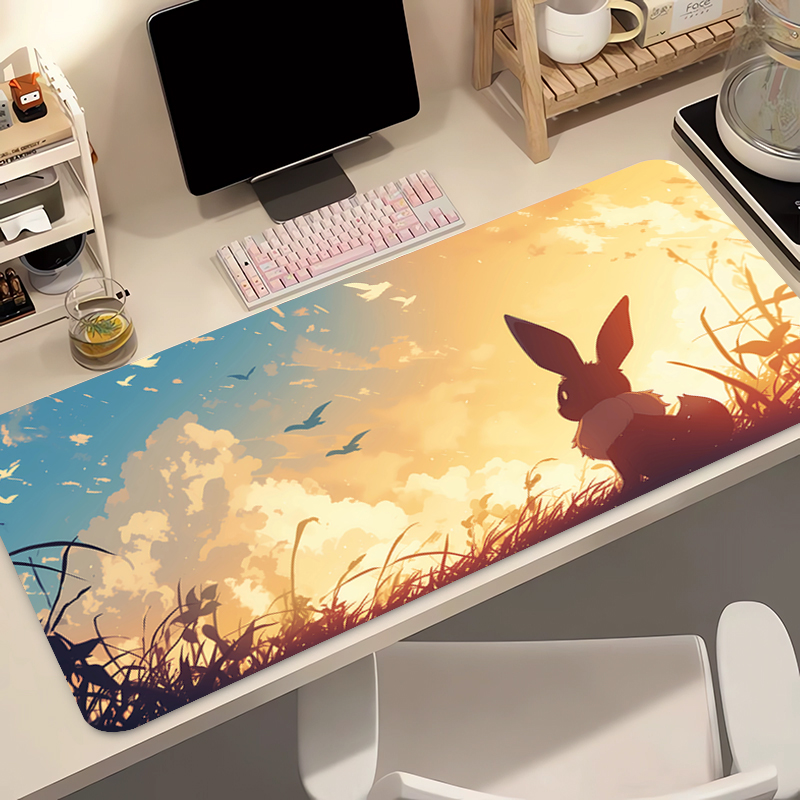 Anime Mouse Pad Pokemon Eevee  - Laptop Accessories Mouse avaliação e preço