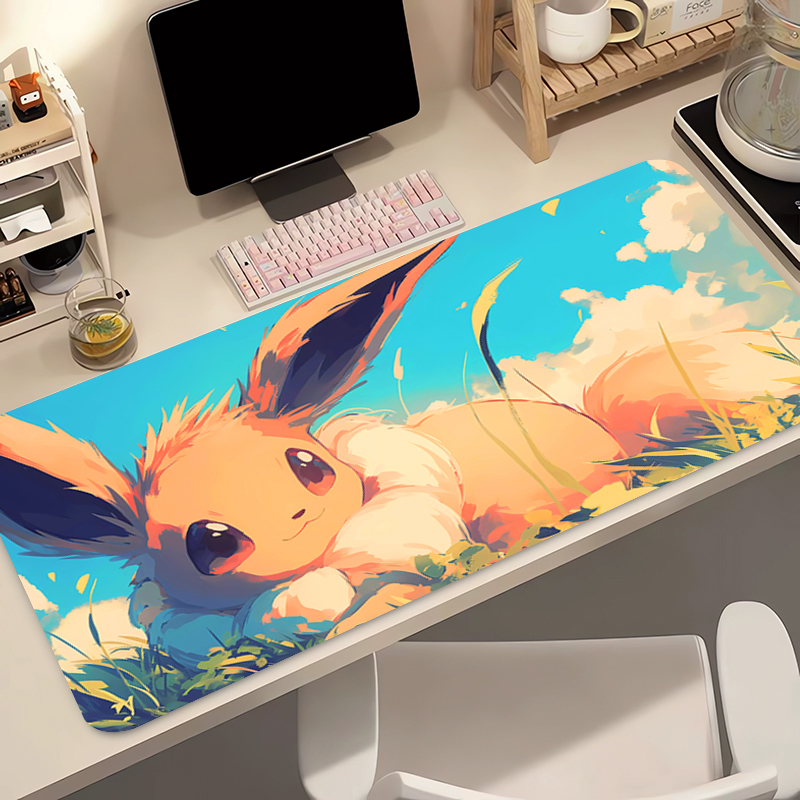 Anime Mouse Pad Pokemon Eevee  - Laptop Accessories Mouse avaliação e preço