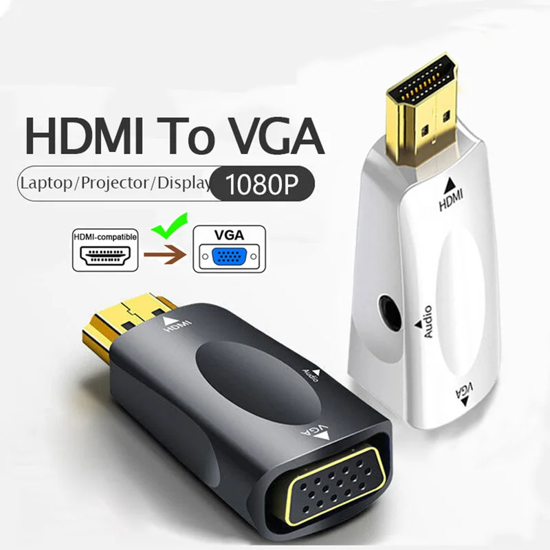 1/2/3/4pcs Mini HDMI-Compatibl - Hdmi Vga Adapter avaliação e preço