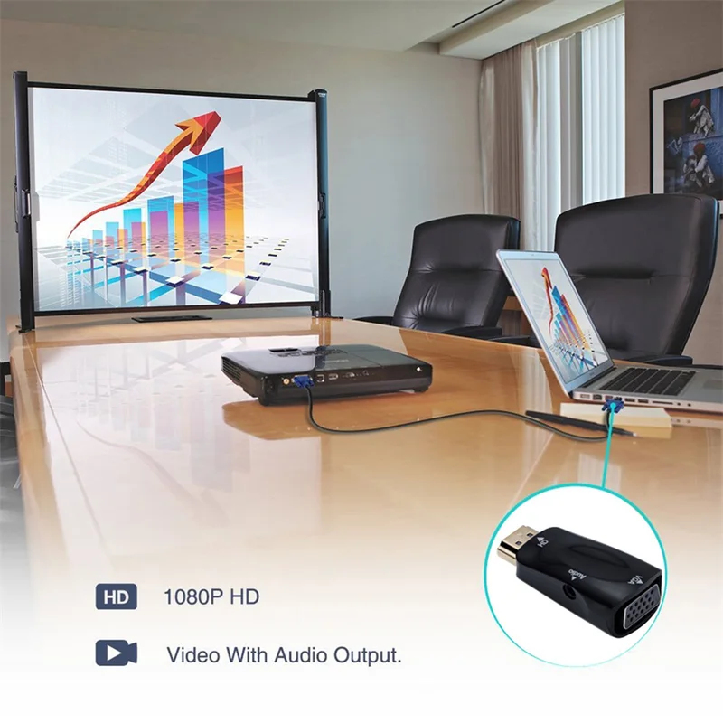 1/2/3/4pcs Mini HDMI-Compatibl - Hdmi Vga Adapter avaliação e preço