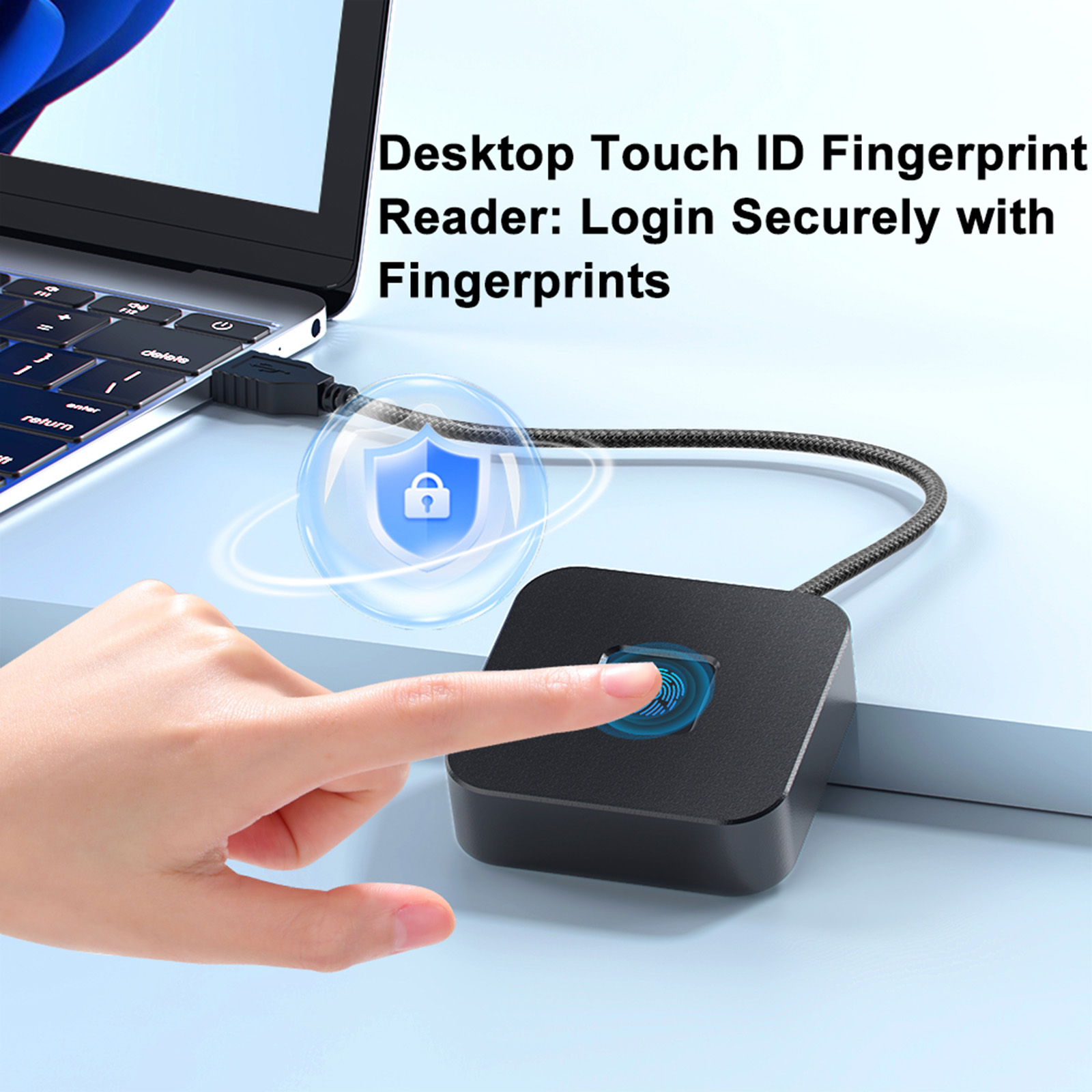 USB Fingerprint Reader with 5f - Fingerprint Reader Usb avaliação e preço