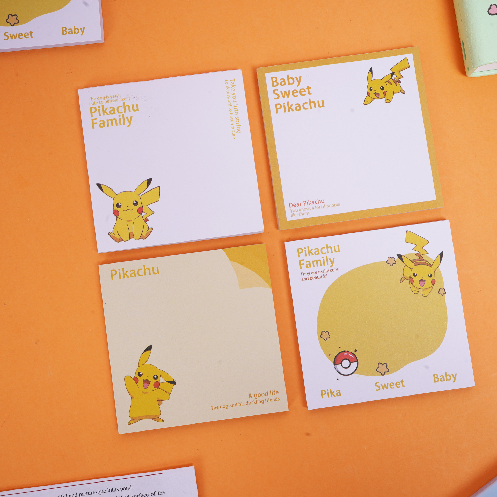 Cute Pikachu Ins Simple Sticky - Laptop Accessories Kit avaliação e preço
