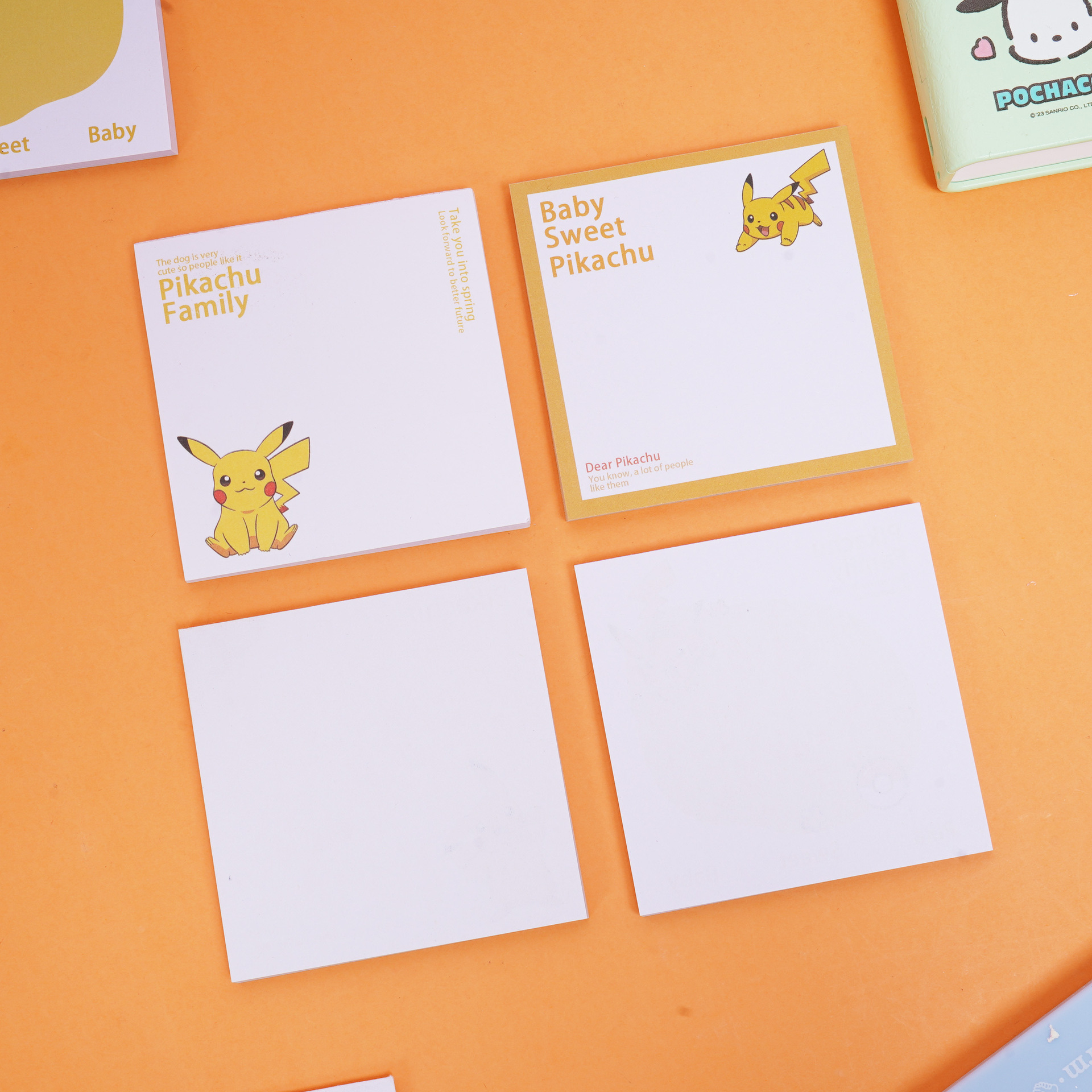 Cute Pikachu Ins Simple Sticky - Laptop Accessories Kit avaliação e preço