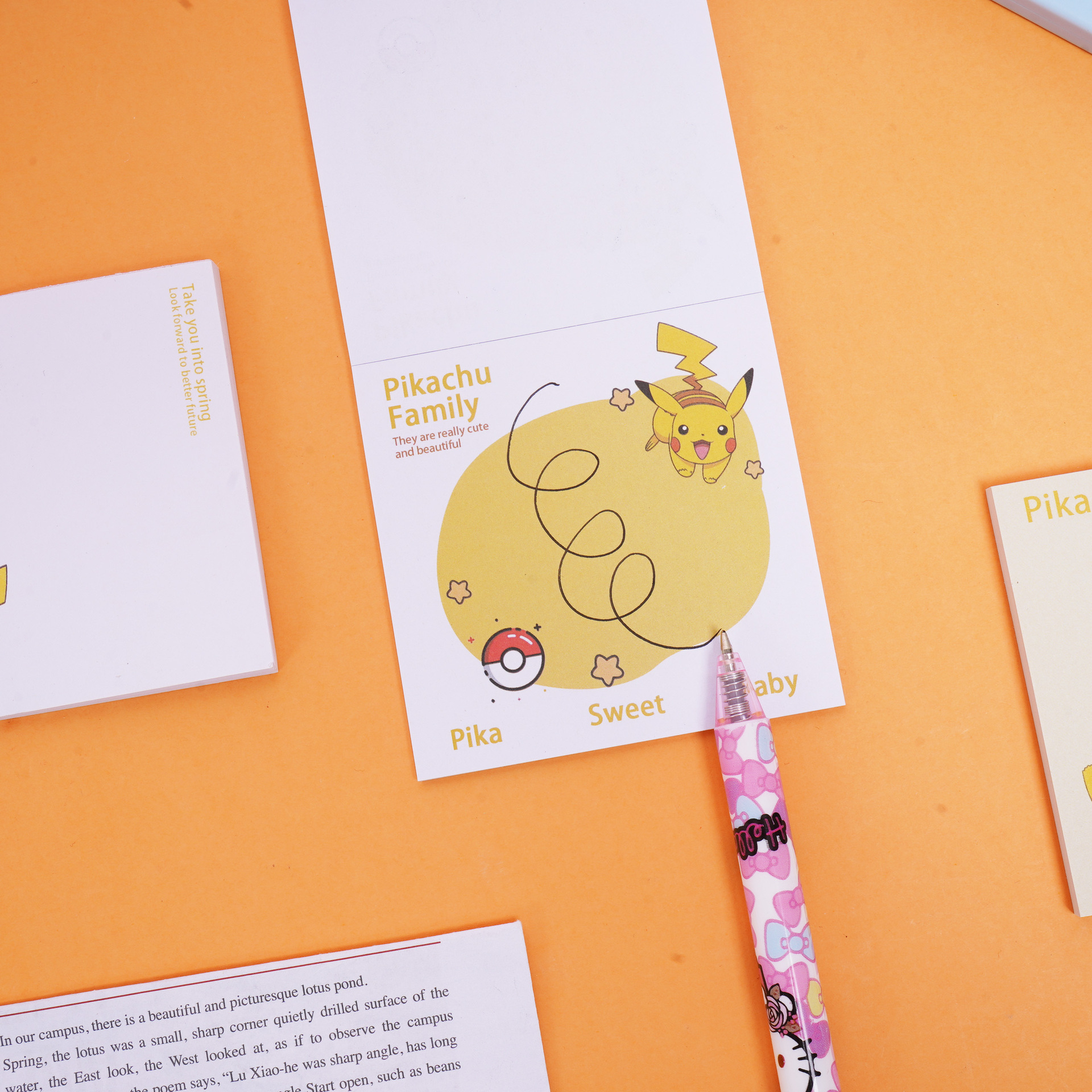 Cute Pikachu Ins Simple Sticky - Laptop Accessories Kit avaliação e preço
