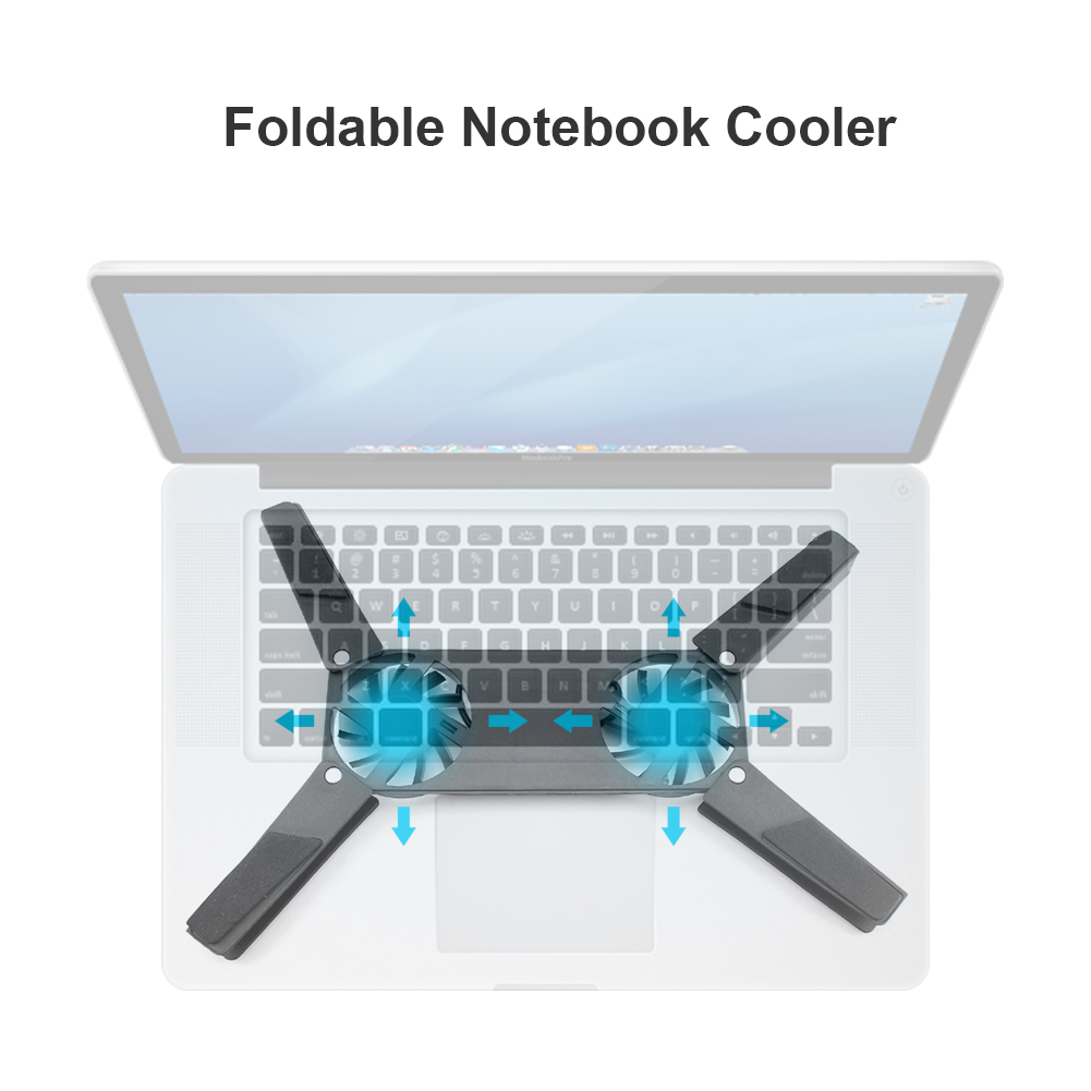 Foldable Cooling Pad Laptop Co - Laptop Accessories Cooling Pad avaliação e preço