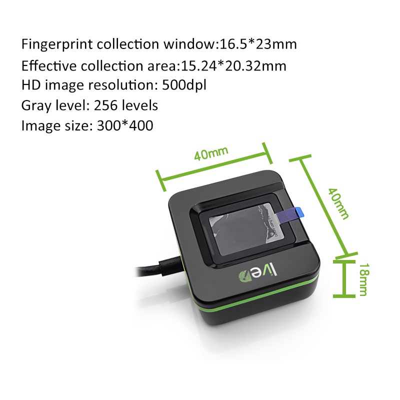 20R Optical Fingerprint Scanne - Fingerprint Reader Usb avaliação e preço