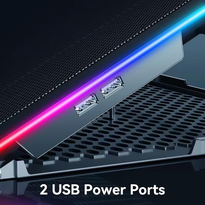 RGB Laptop Cooling Pad Gaming  - Laptop Accessories Cooling Pad avaliação e preço