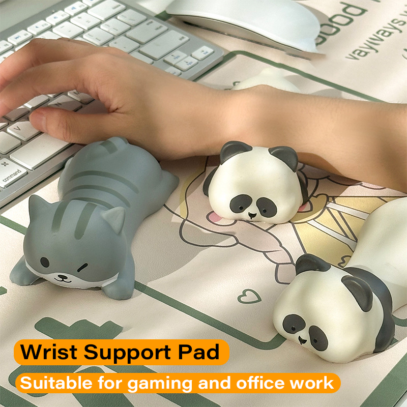 New Cute Animal Wrist Rest Sup - Wrist Rest Gel avaliação e preço