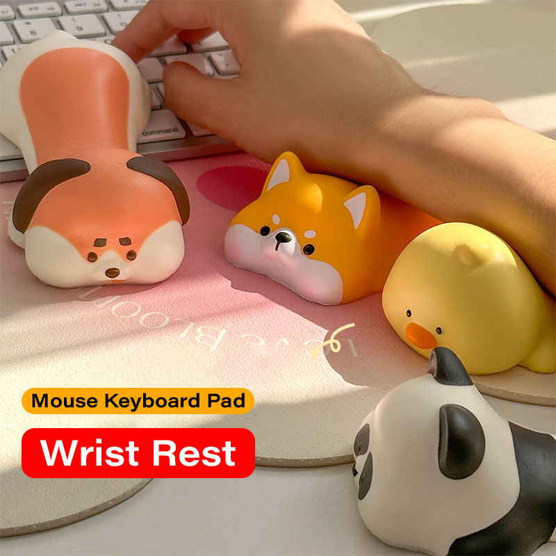 New Cute Animal Wrist Rest Sup - Wrist Rest Gel avaliação e preço