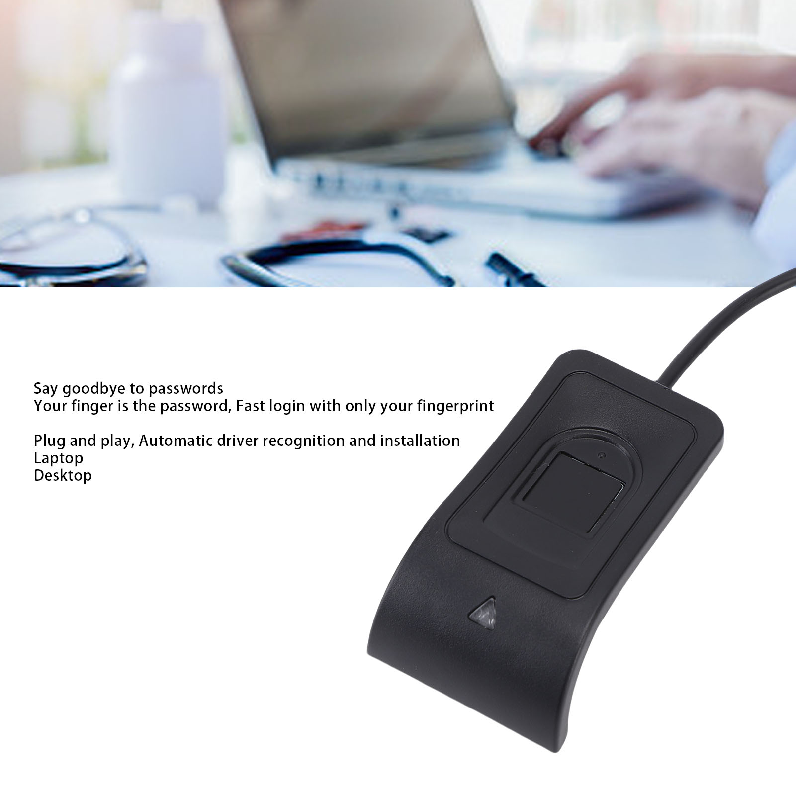 USB Fingerprint Reader 360 Deg - Fingerprint Reader Usb avaliação e preço