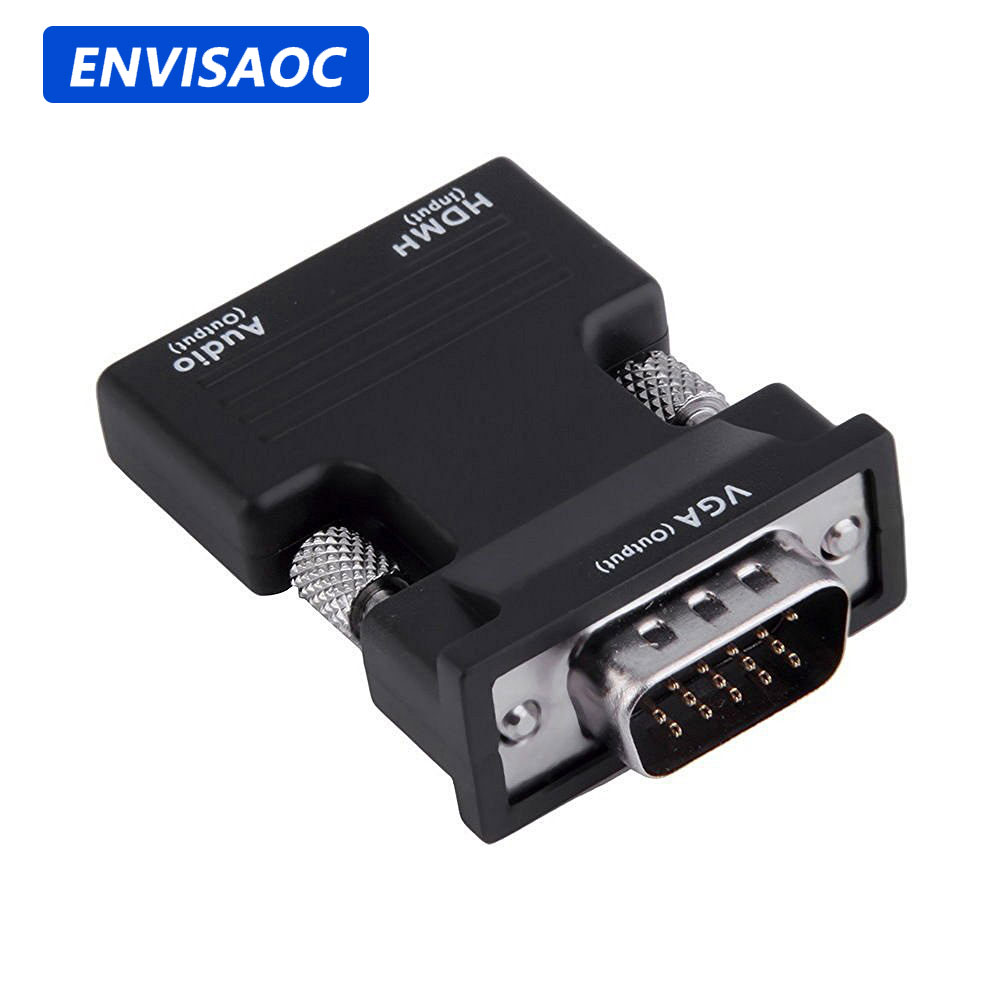 HDMI-compatible to VGA Convert - Hdmi Vga Adapter avaliação e preço