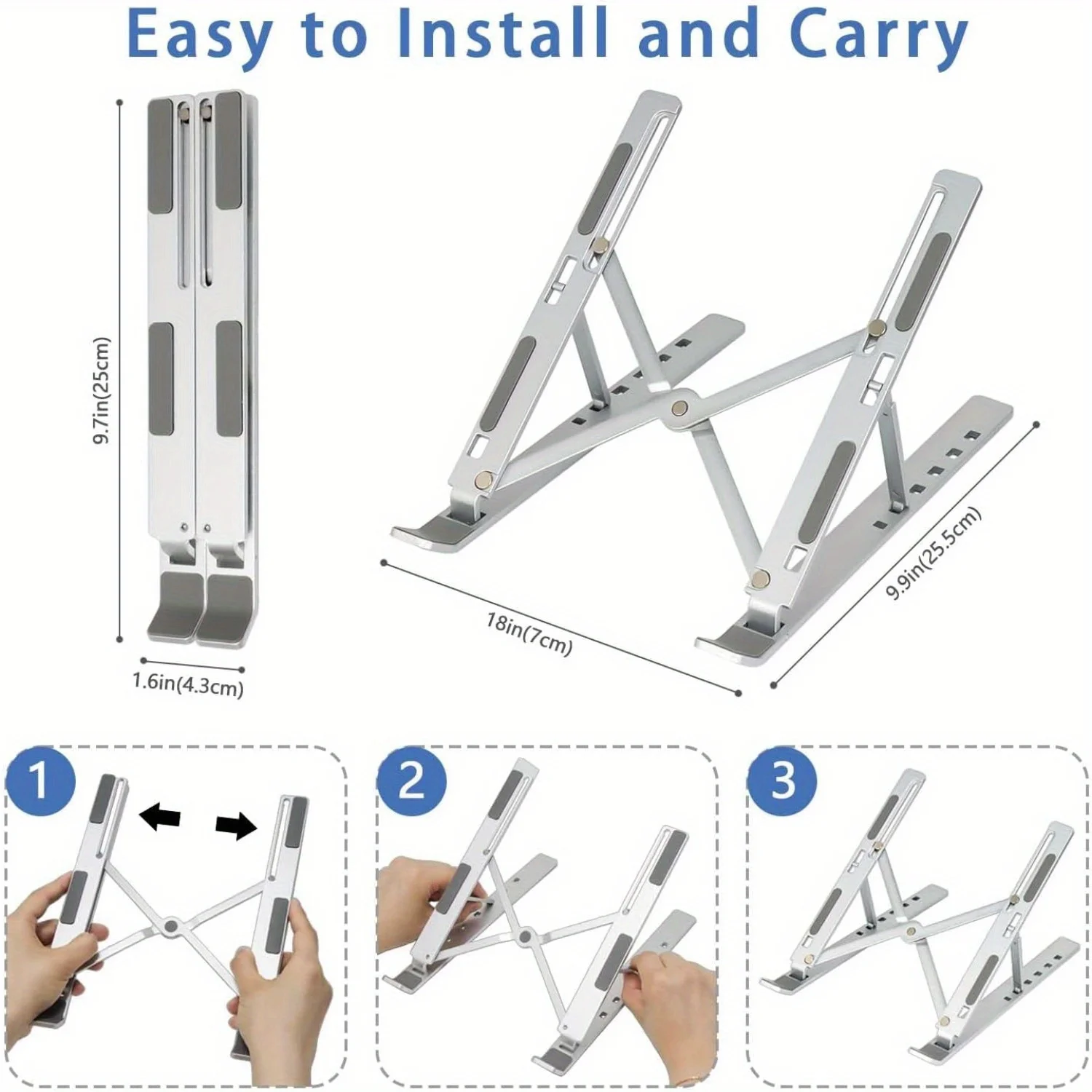 Adjustable Aluminum Laptop Sta - Laptop Accessories Hp avaliação e preço