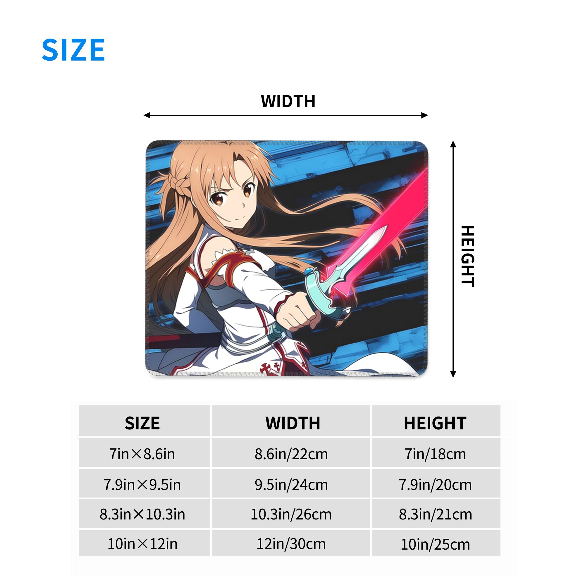 Sword Art Online Sao Yuuki Asu - Laptop Accessories Online avaliação e preço
