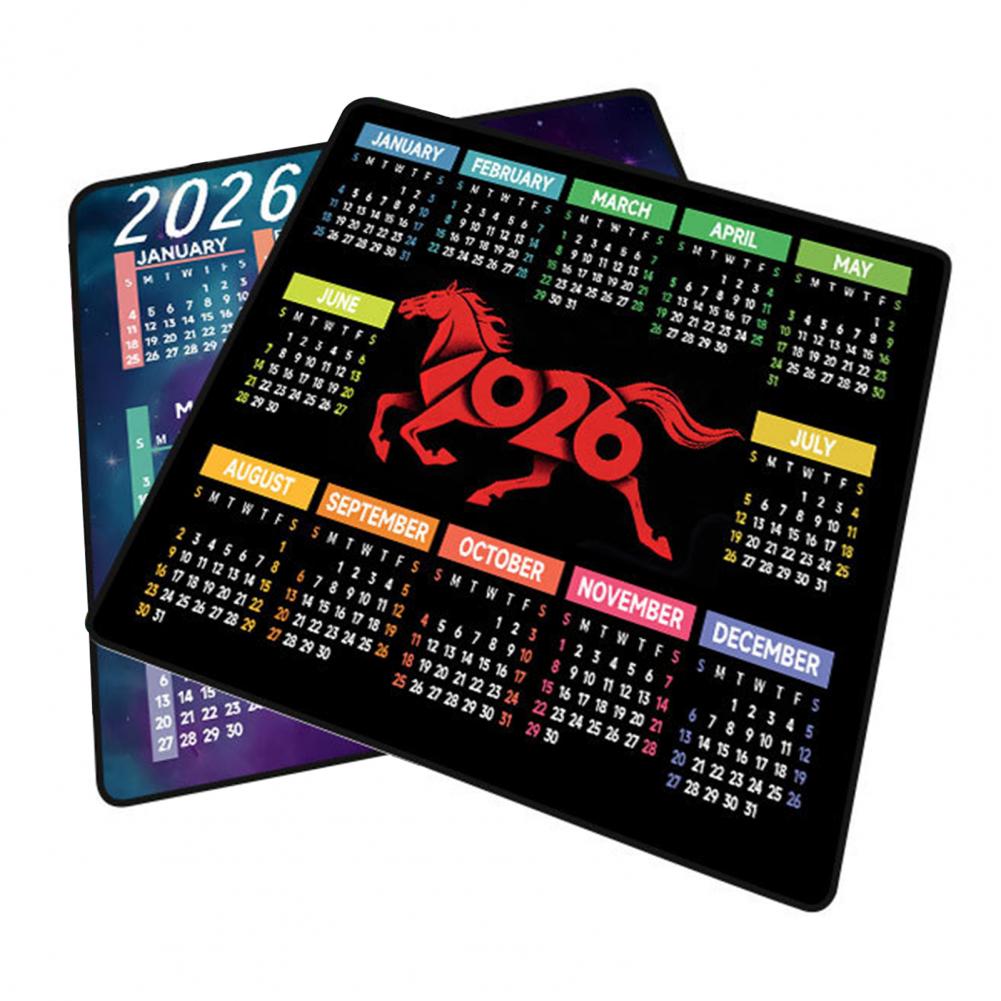 2026 Calendar Mouse Pad Waterp - Laptop Accessories Mouse avaliação e preço