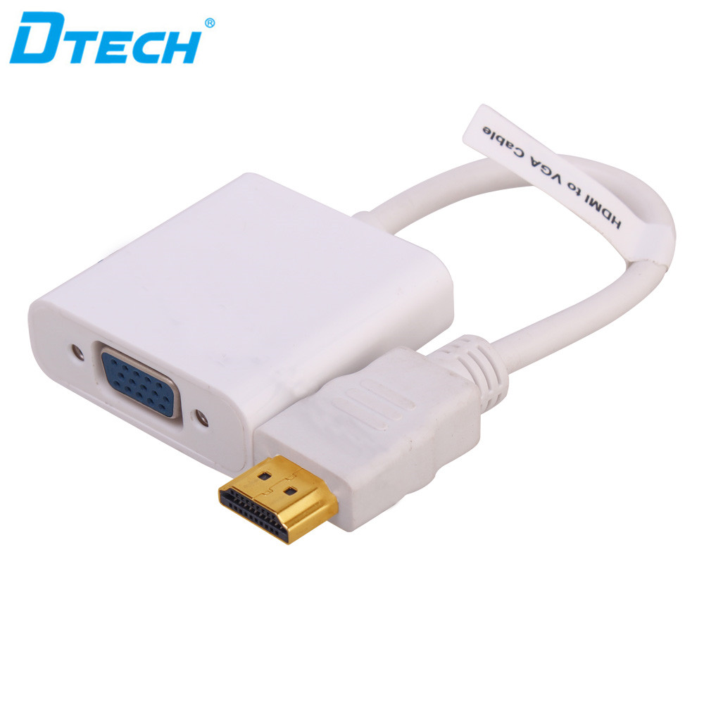 3PCS DTECH Factory Direct Sale - Hdmi Vga Adapter avaliação e preço