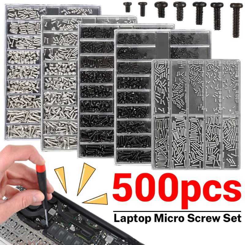 500PCS Laptop Notebook Screws  - Laptop Accessories Kit avaliação e preço