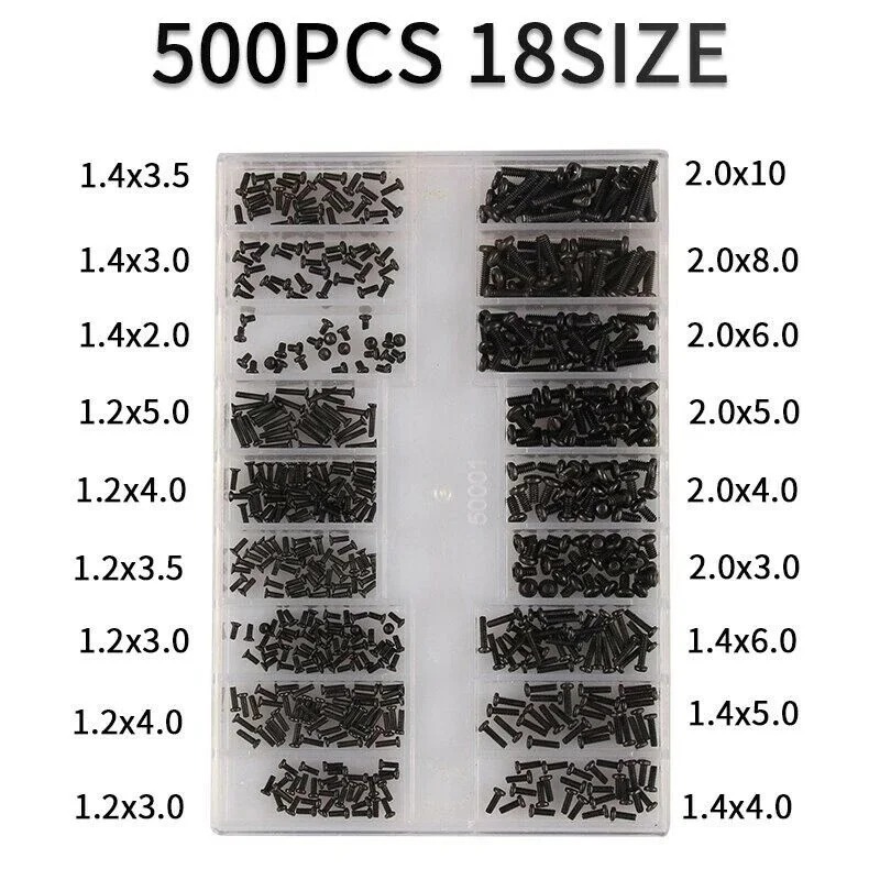 500PCS Laptop Notebook Screws  - Laptop Accessories Kit avaliação e preço