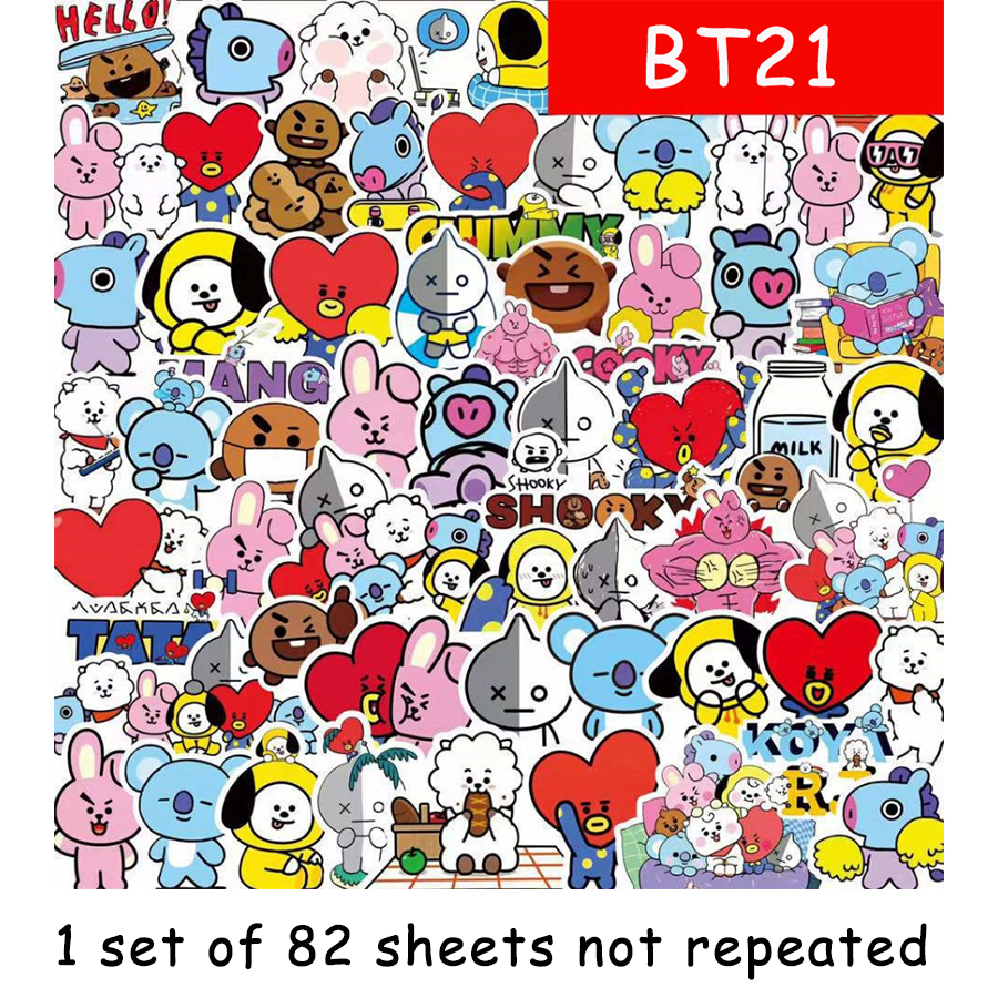 BT21 stickers, celebrity perip - Laptop Accessories Online avaliação e preço