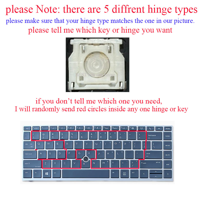 Key cap hinges Scissor Butterf - Laptop Accessories Hp avaliação e preço