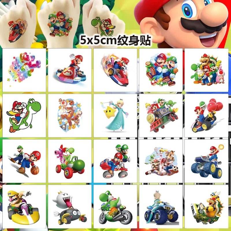 20PCS 5CM*5CM Cartoon Mario Br - Laptop Accessories Kit avaliação e preço