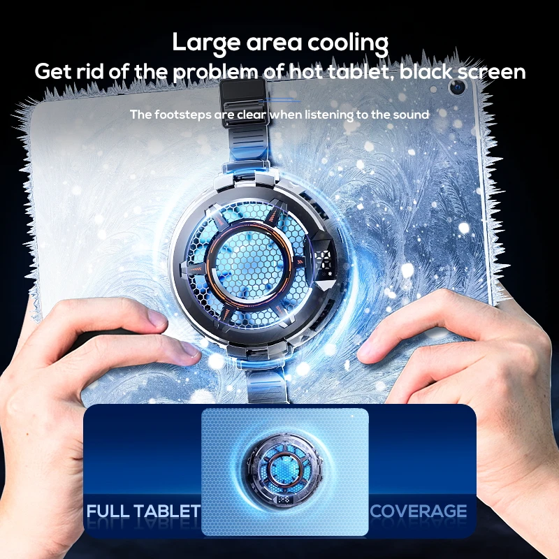 New Temperature Display Magnet - Laptop Accessories Cooling Pad avaliação e preço