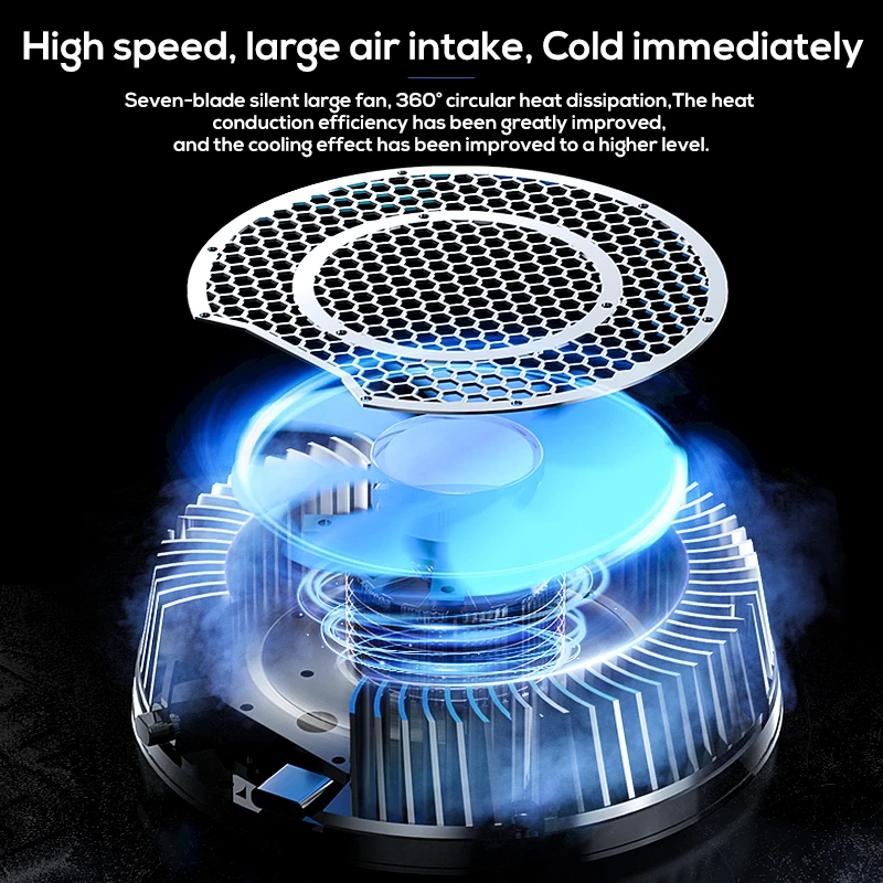 New Temperature Display Magnet - Laptop Accessories Cooling Pad avaliação e preço