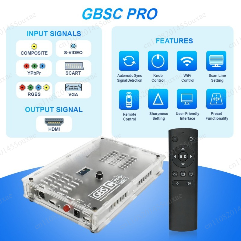 GBSC RGBS Signal Converter Com - Hdmi Vga Adapter avaliação e preço