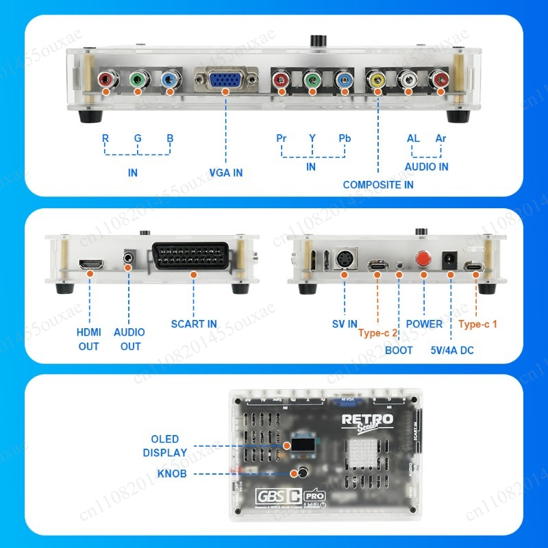 GBSC RGBS Signal Converter Com - Hdmi Vga Adapter avaliação e preço