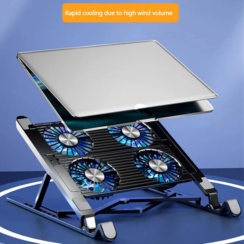 New Laptop Cooler Base Stand F - Laptop Accessories Cooling Pad avaliação e preço