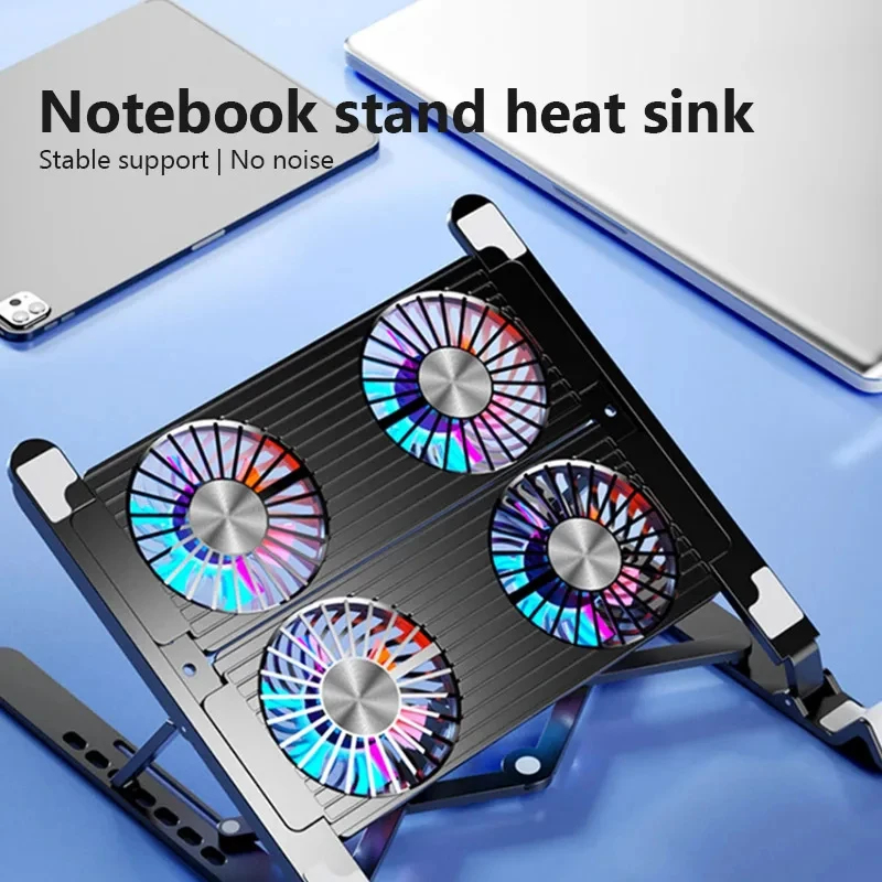 New Laptop Cooler Base Stand F - Laptop Accessories Cooling Pad avaliação e preço