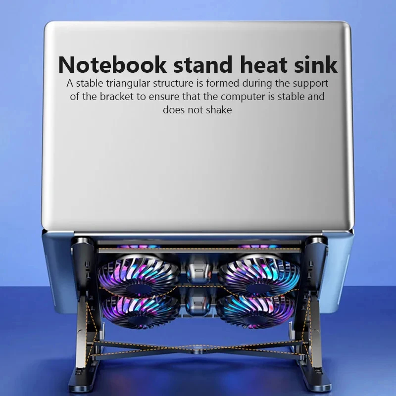 New Laptop Cooler Base Stand F - Laptop Accessories Cooling Pad avaliação e preço