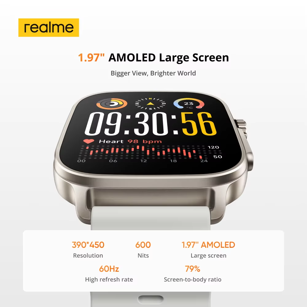 Global Version realme watch 5  - Wrist Rest Gel avaliação e preço