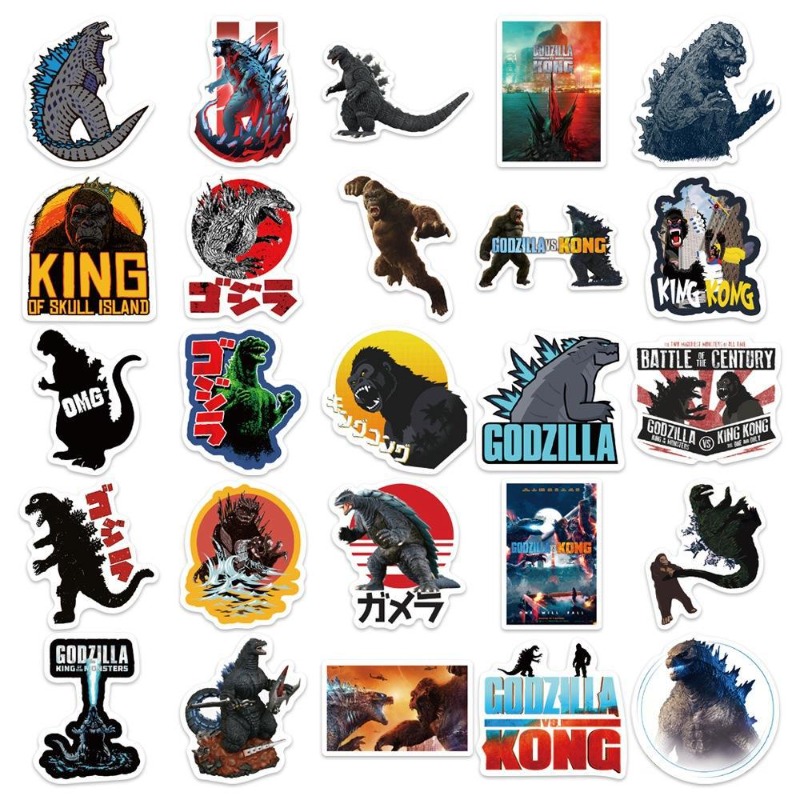 50pcs/set Movies Godzilla Vs.  - Laptop Accessories Kit avaliação e preço