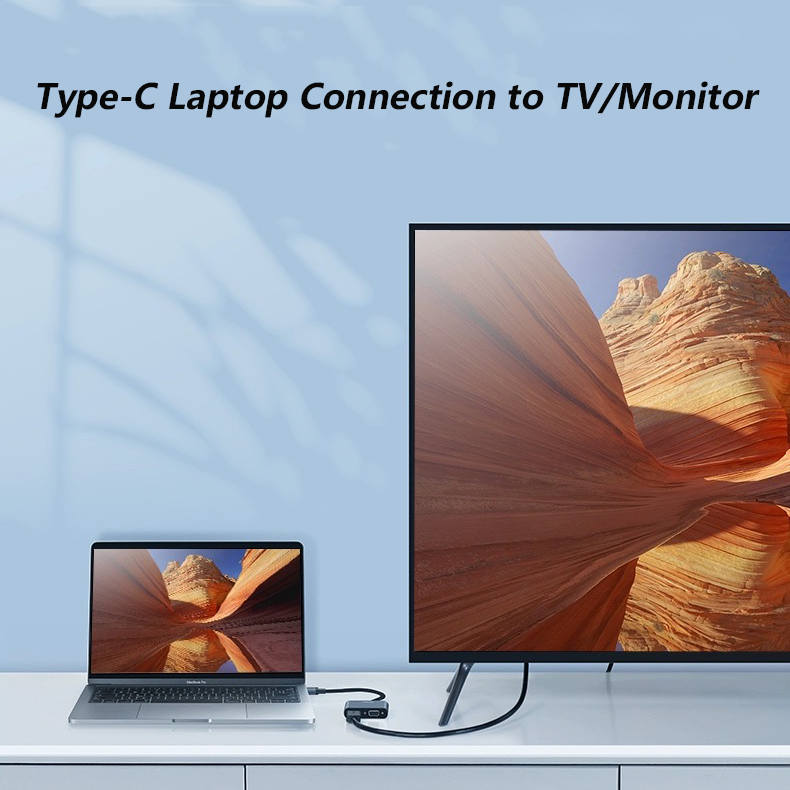 UGREEN USB C Hub Type-C to HDM - Hdmi Vga Adapter avaliação e preço