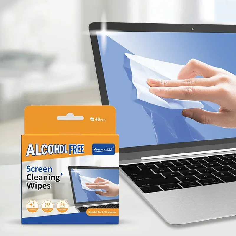 40PCS cleaning wipes - dry and - Screen Cleaning Kit avaliação e preço